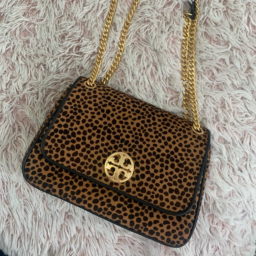 Leopard print Tory Burch purse